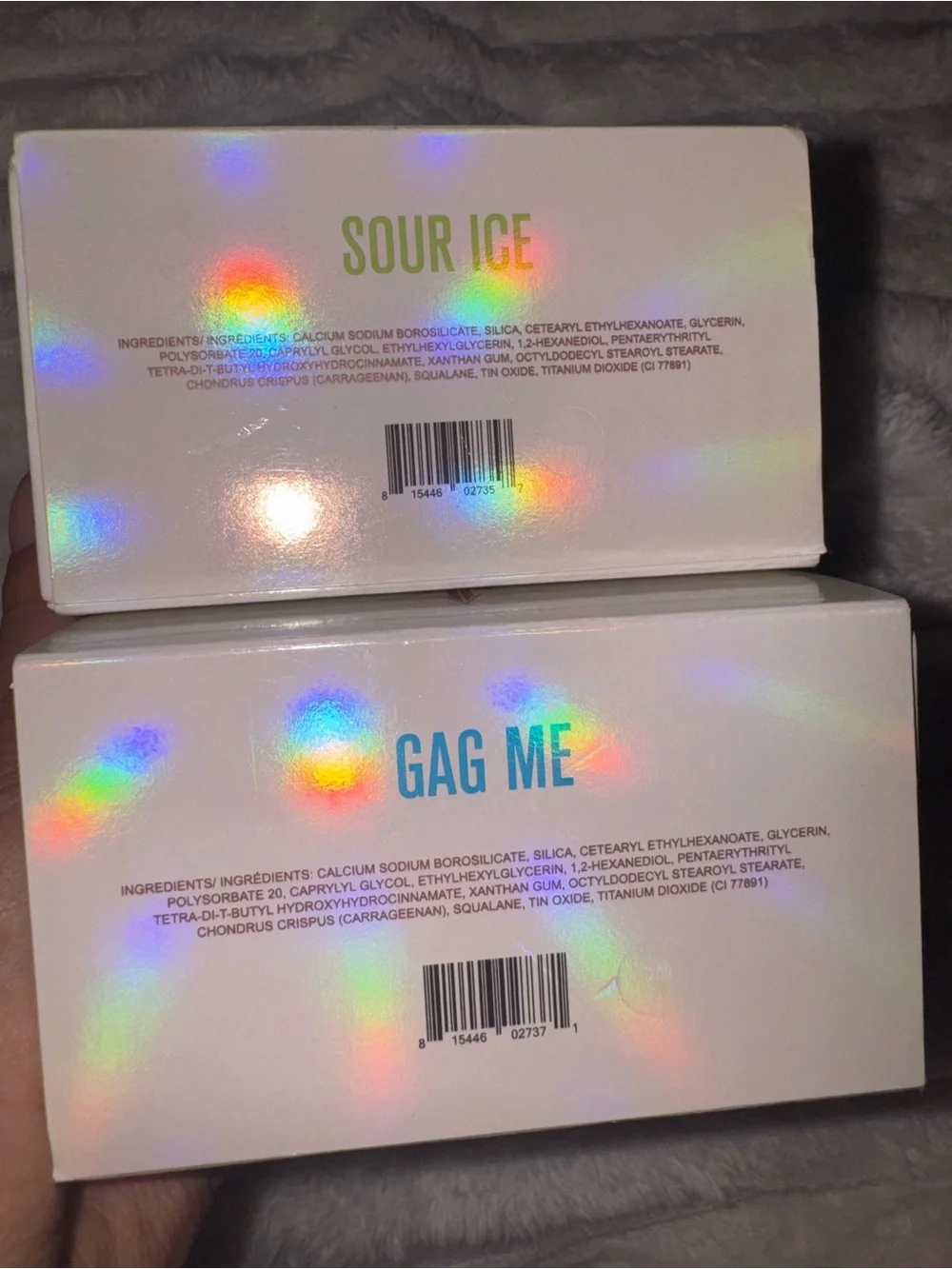 Jeffree Star Extreme Frost Highlighter Duo -NIB Discontinued Gag Me / Sour Ice